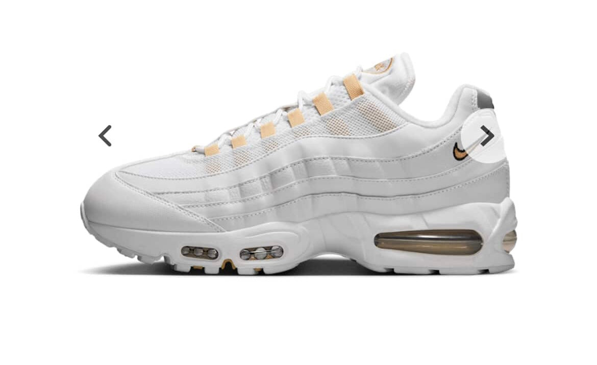 Nike Air Max 95 OG White Team Gold