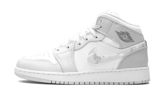 Air Jordan 1 MID Grey Camo Swoosh