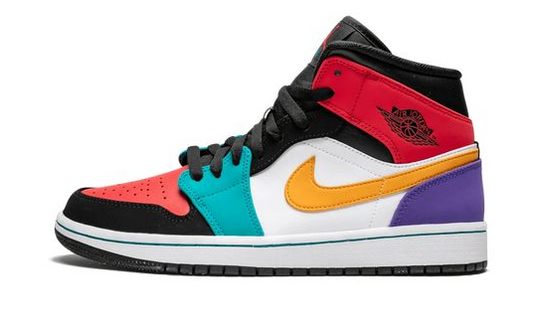 Air Jordan 1 Mid Multicolor