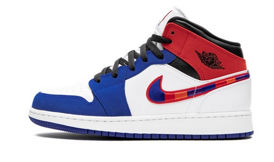 Air Jordan 1 Mid SE Multicolor Swoosh