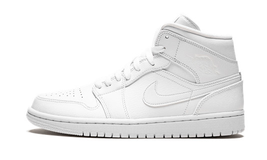 Air Jordan 1 Mid Triple White