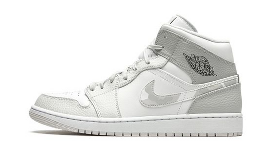 Air Jordan 1 Mid White Camo