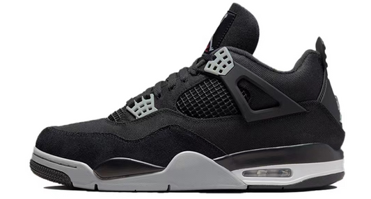Air Jordan 4 Retro Black Canvas