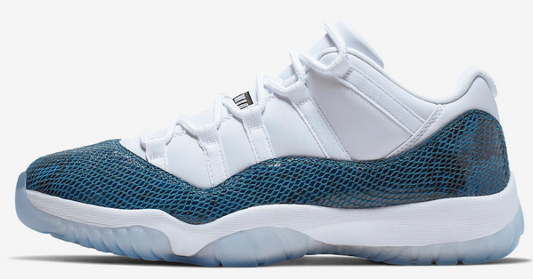 Air Jordan 11 Low Navy Snakeskin