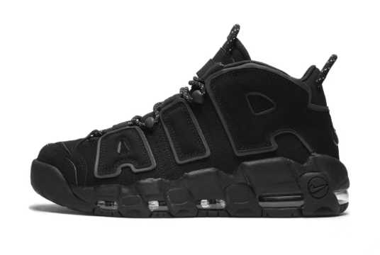 Nike Air More Uptempo Black Reflective